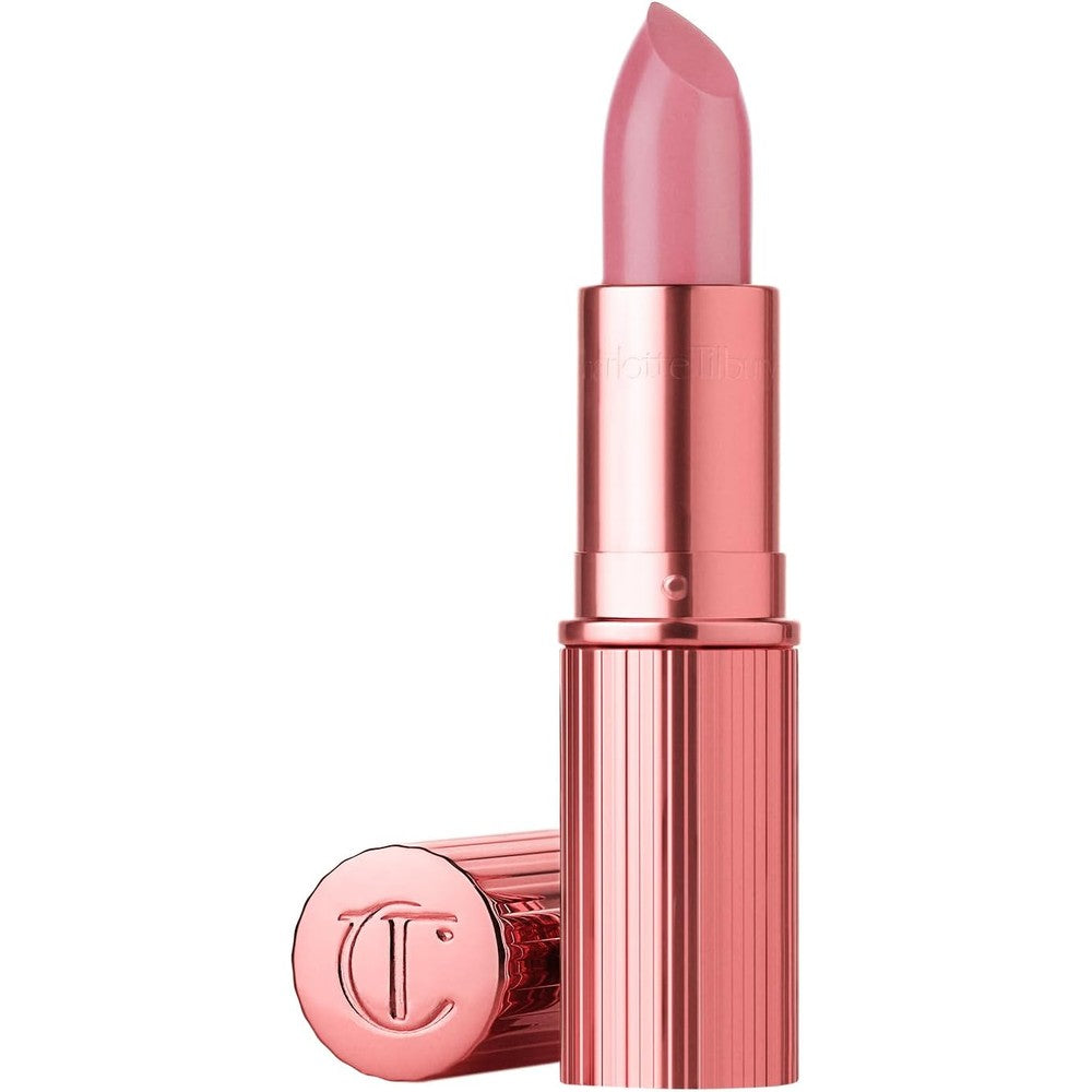 Charlotte Tilbury K.I.S.S.I.N.G Moisturizing And Hydrating Satin Shine Lipstick With Light Diffusing Pigments In Variant Icon Baby 3.5 Grams