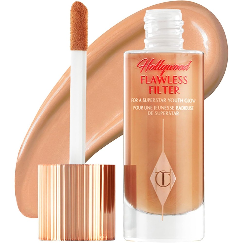 Charlotte Tilbury Hollywood Flawless Filter Multi Use Makeup Primer Complexion Booster And Illuminating Liquid Highlighter 30 Milliliters