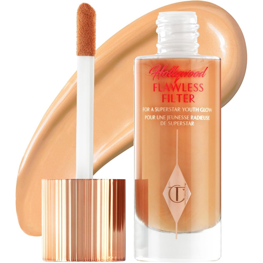 Charlotte Tilbury Hollywood Flawless Filter Multi Use Makeup Primer Complexion Booster And Illuminating Liquid Highlighter 30 Milliliter