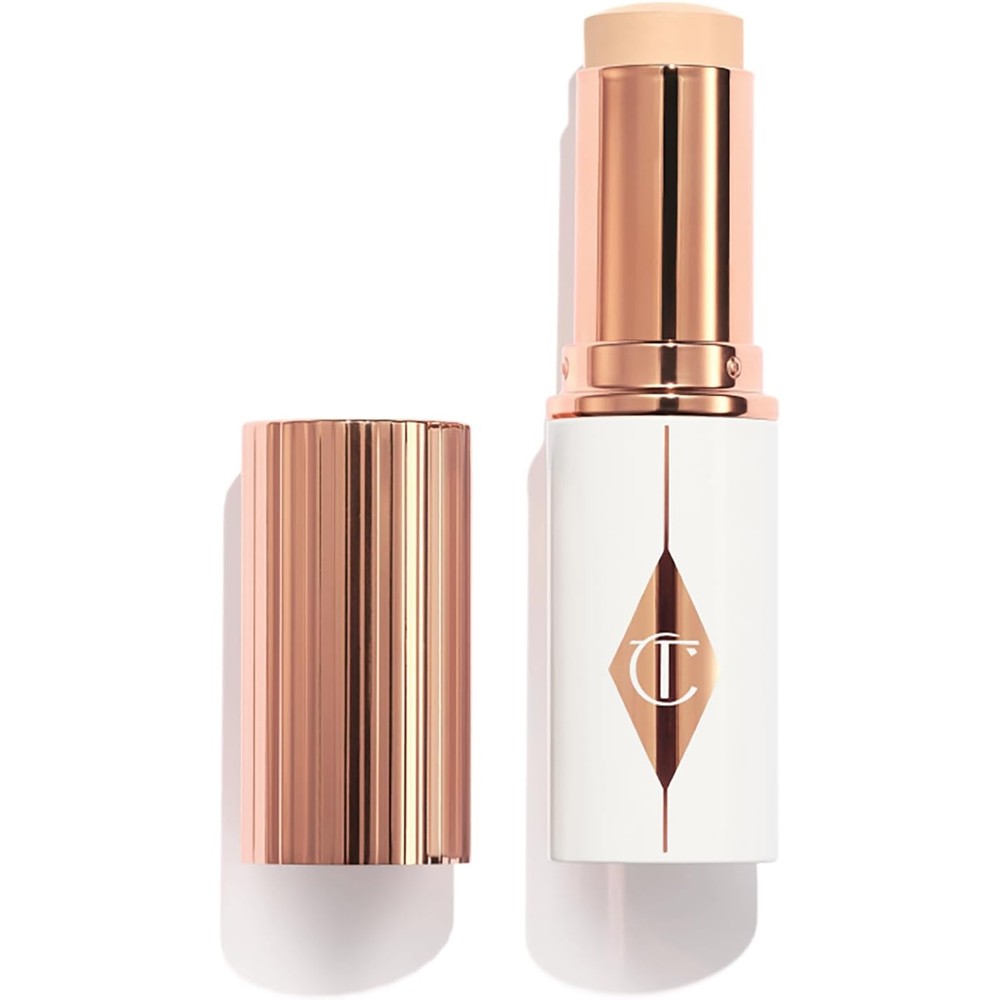 Charlotte Tilbury Unreal Skin Tint And Sheer Glow Hydrating Foundation Stick Cream Makeup Light Coverage For Radiant Ring Light Glow Eight Grams