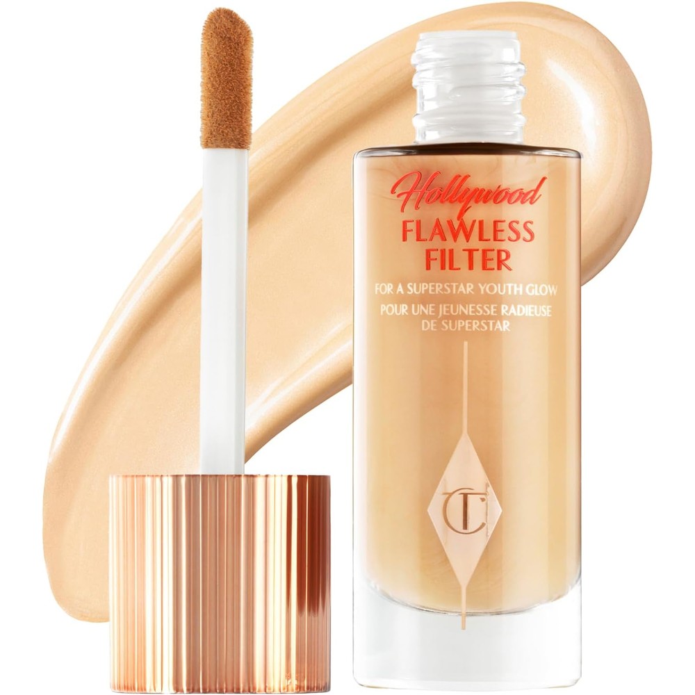 Charlotte Tilbury Hollywood Flawless Filter Multi Use Makeup Primer Complexion Booster And Illuminating Liquid Highlighter 30 Milliliters
