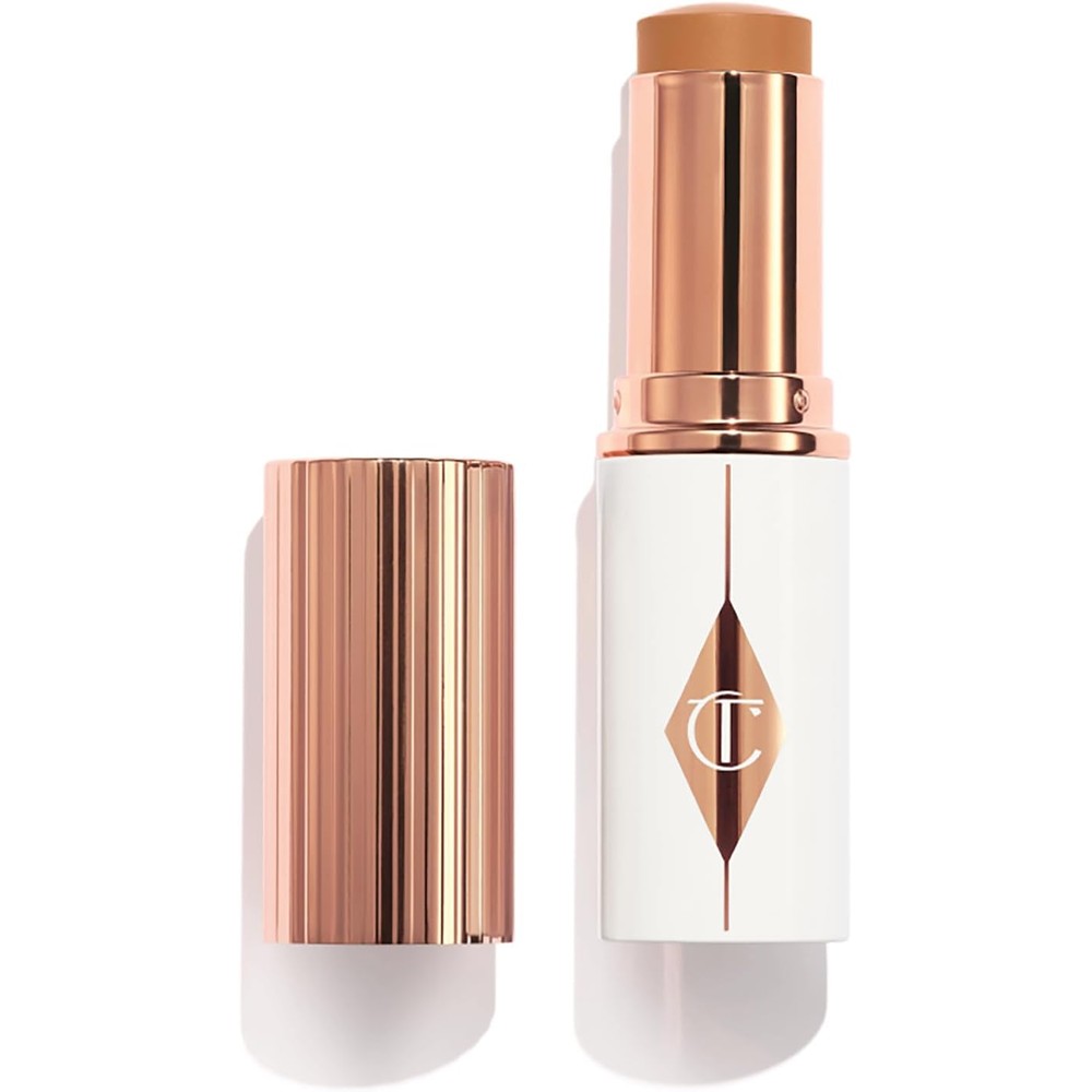 Charlotte Tilbury Unreal Skin Tint And Sheer Glow Hydrating Foundation Stick Buildable Cream Formula For Radiant Complexion
