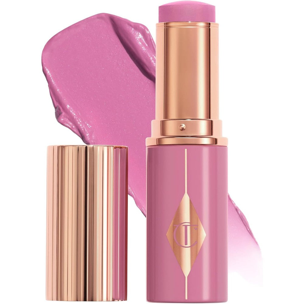 Charlotte Tilbury Unreal Healthy Glow Blush Stick Skincare Infused Buildable Cream Lip And Cheek Blusher Nine Grams