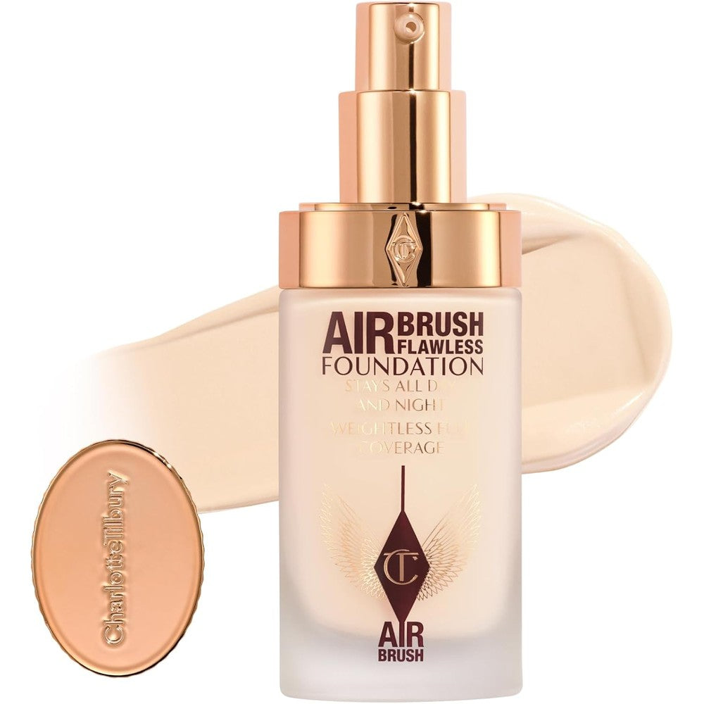 Charlotte Tilbury Airbrush Flawless Matte Foundation Full Coverage Liquid Makeup For Indian Skin 30ml