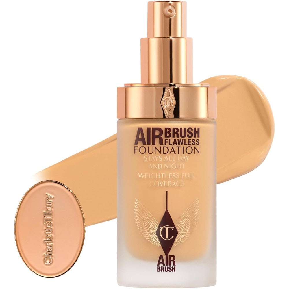 Charlotte Tilbury Airbrush Flawless Matte Foundation Full Coverage Liquid Makeup Waterproof And Transfer Resistant 30ml