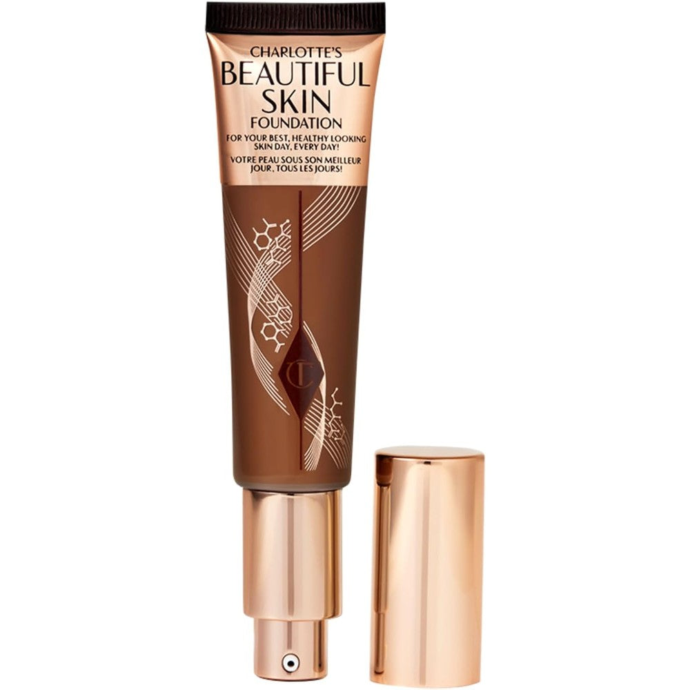 Charlotte Tilbury Beautiful Skin Medium Coverage Hydrating Foundation Buildable Liquid Makeup For Instant Glow 30ml