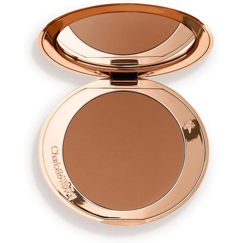 Charlotte Tilbury Airbrush Matte Bronzer Smoothing And Blurring Powder Bronzer Infused With Hyaluronic Acid And Silky Mica