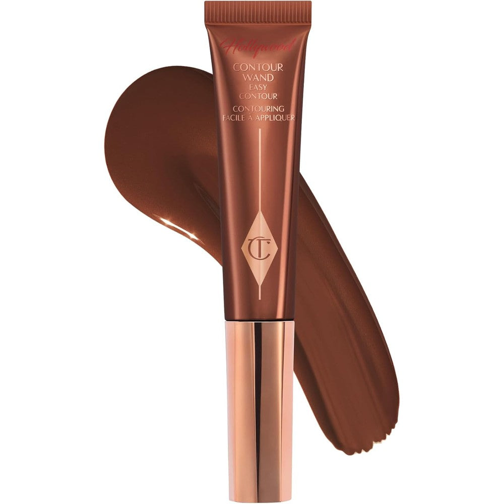 Charlotte Tilbury Hollywood Liquid Contour Wand Fair Medium Lightweight Matte Finish Sculpting Stick For Natural Face Shaping 12 Milliliter