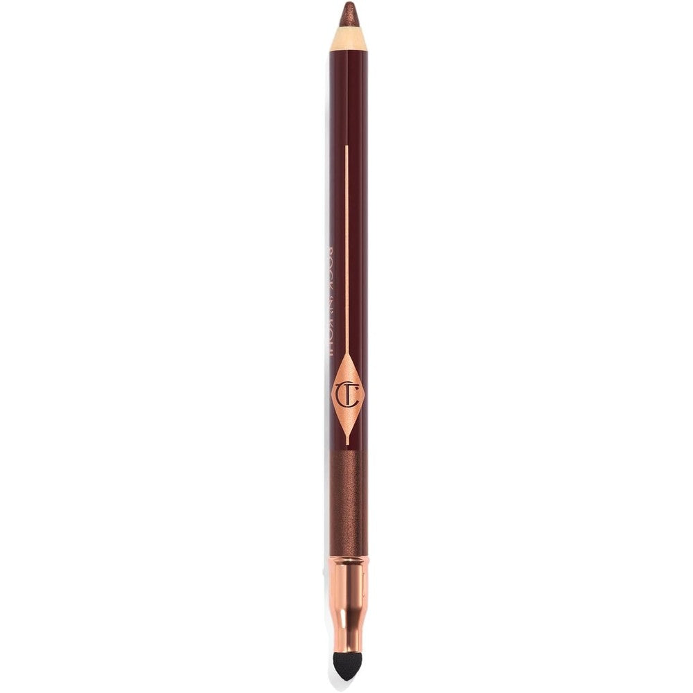 Charlotte Tilbury Rock N Kohl Eyeliner Pencil Waterproof Liquid Eye Pencil With Precision Smudger Tip Smokey Bronze One Number