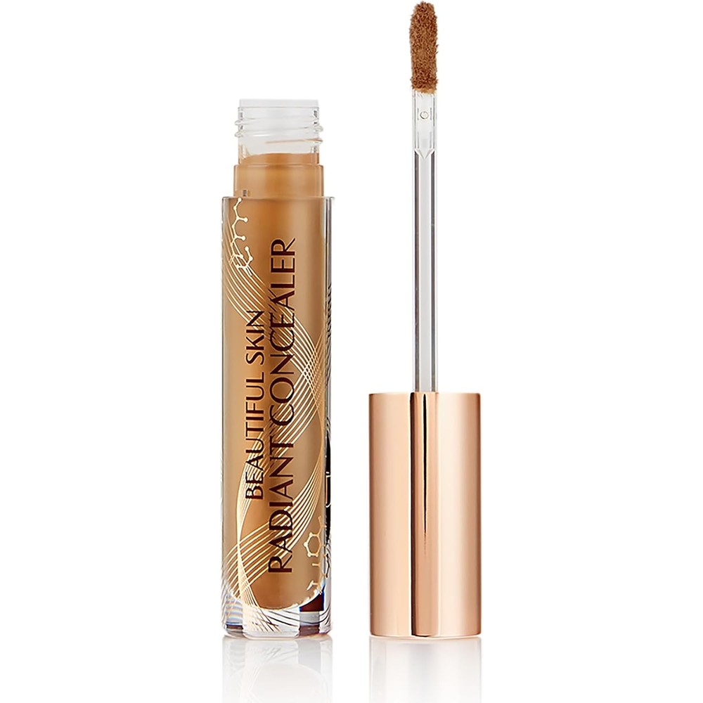 Charlotte Tilbury Beautiful Skin Radiant Concealer Medium Buildable Coverage Hydrating Under Eye Color Corrector 5 Medium 0.25 Ounce