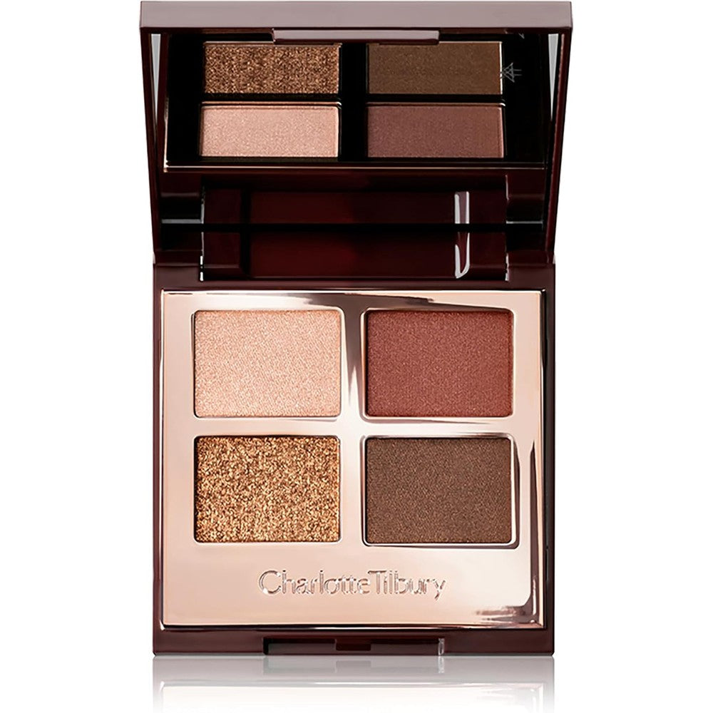 Dista-USA Charlotte Tilbury Luxury Palette Eyeshadow The Bella Sofia Four Color Bronzey Quad With Shimmer Metallic And Satin Matte Finishes 5.2 Grams