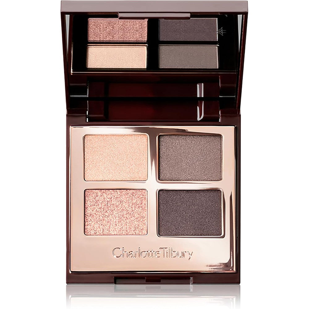 Charlotte Tilbury Luxury Palette Eyeshadow In The Uptown Girl - Shimmer, Metallic And Satin Matte Four Color Eyeshadow Quad, 5.2 Grams