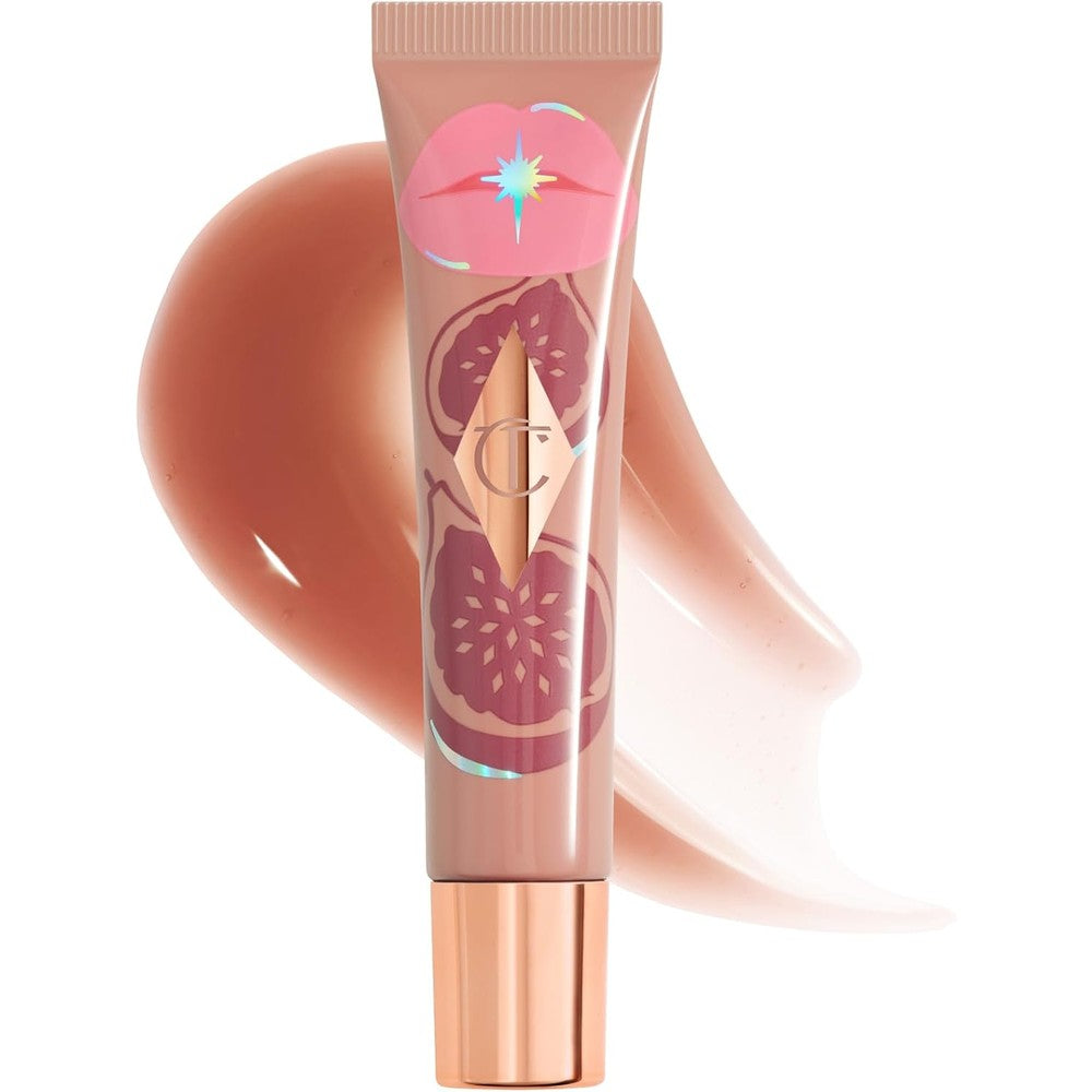Charlotte Tilbury Unreal Lips Healthy Glow Nectar Lip Oil Tinted Lip Gloss Oil With Hyaluronic Acid And Vitamin E In Juicylicious Candy Fig 14ml