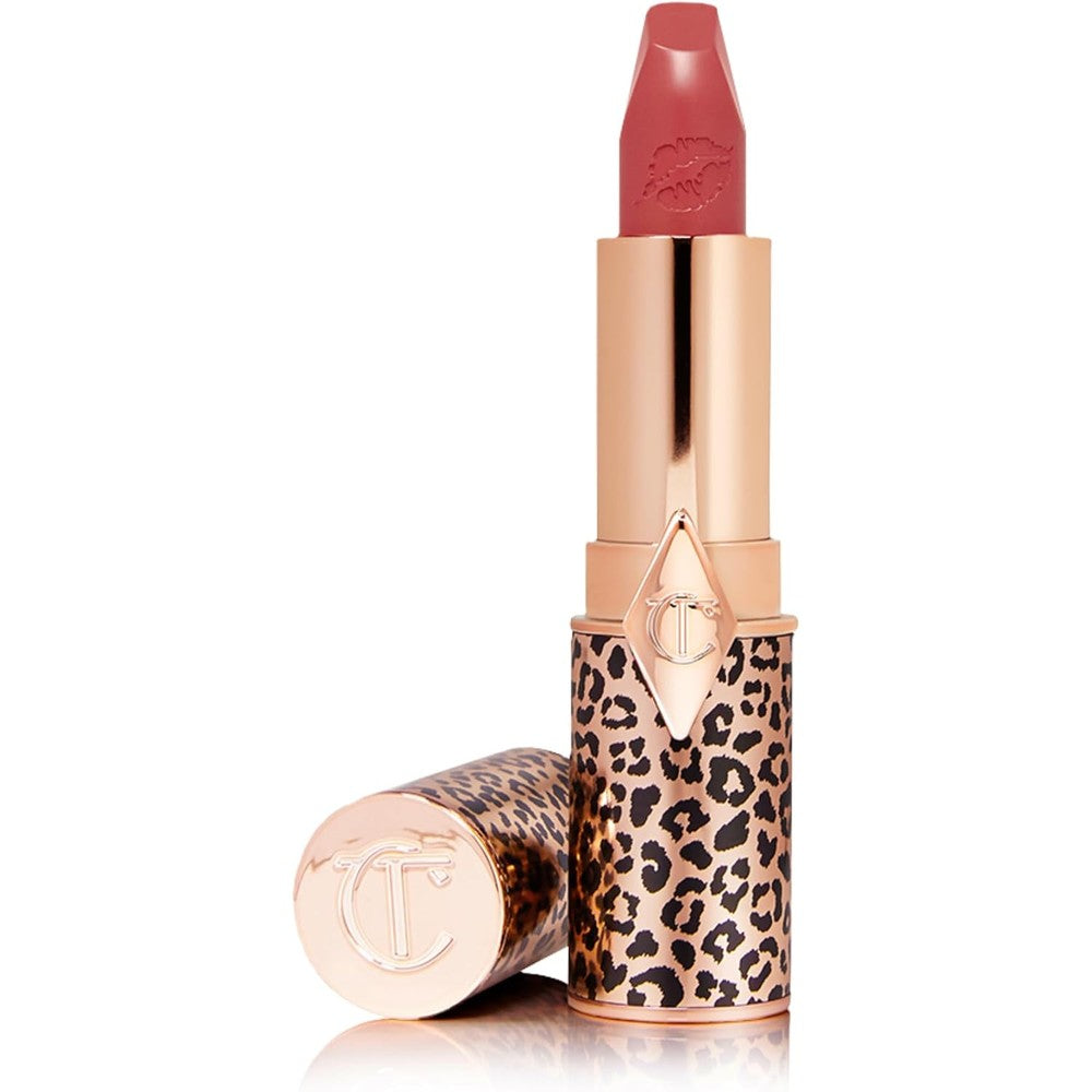 Charlotte Tilbury Hot Lips 2.0 Hydrating Lipstick Glowing Jen Buildable Satin Finish For Fuller Looking Lips 3.5 Grams