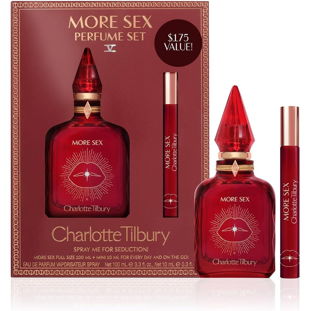 Charlotte Tilbury More Sex Eau De Parfum Seductive Sandalwood Perfume Long Lasting Leather Musk Fragrance For Women And Men 100 Milliliter