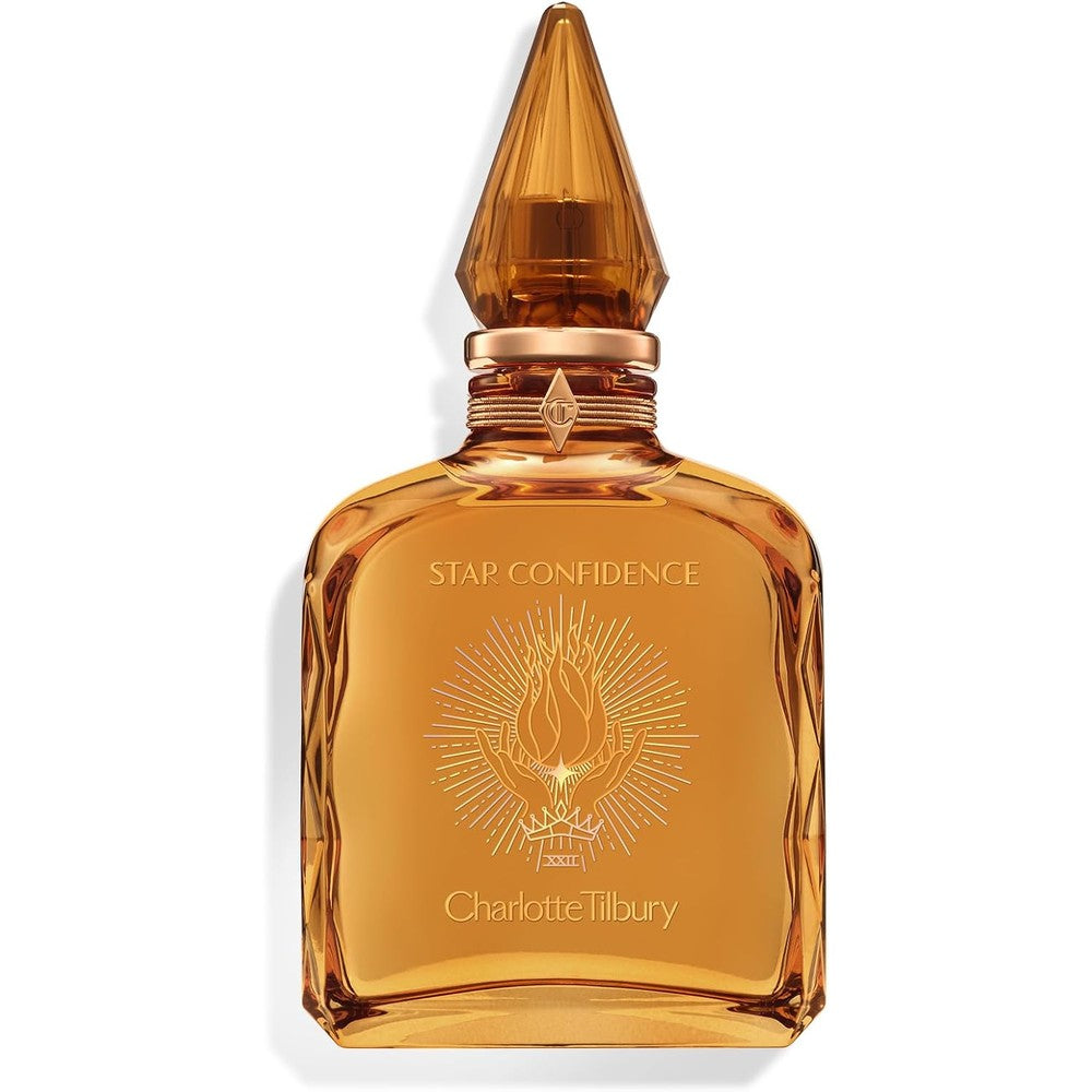 Charlotte Tilbury Star Confidence Eau De Parfum Pheromone Enhancing Long Lasting Warm Floral Woody Perfume 100ml