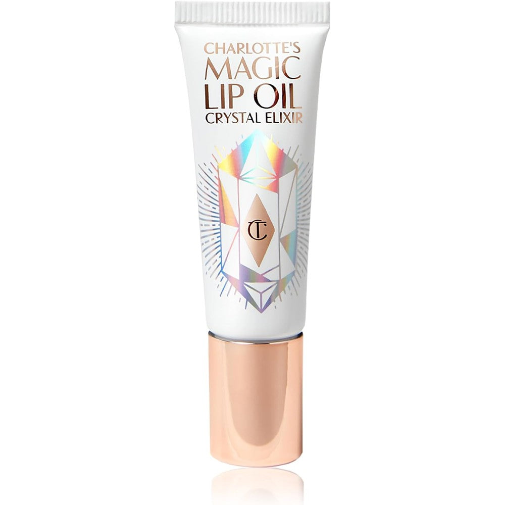 Charlotte Tilbury Magic Lip Oil Crystal Elixir Hydrating Crystal Infused Lip Serum And Overnight Mask 8 Milliliters