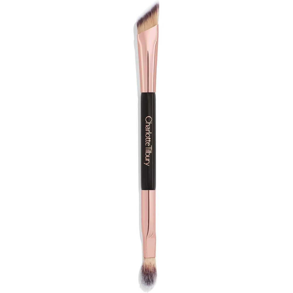 Charlotte Tilbury Supernudes Shapewear Contour Brush Dual Ended Sculpting Tool For Seamless Makeup Blending