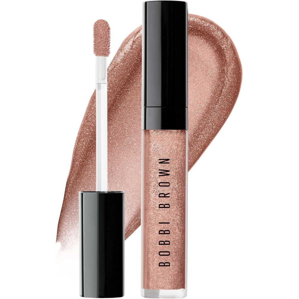 Bobbi Brown Crushed Oil Infused Gloss Hydrating Tinted Lip Gloss Shimmer Bare Sparkle Pearlescent Champagne Zero Point Two Zero Fluid Ounce