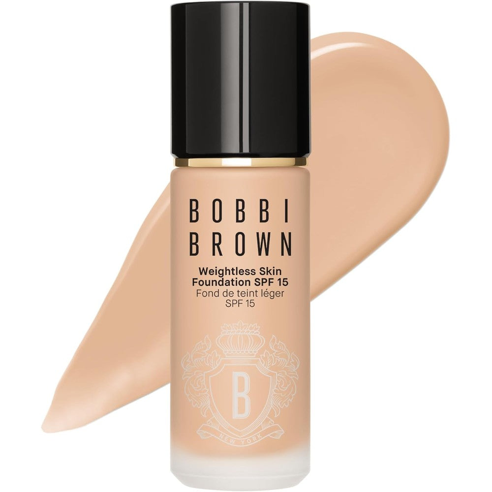 Bobbi Brown Weightless Skin Foundation SPF 15 Oil Controlling Liquid Foundation With 24 Hour Hydration Medium Coverage Natural Matte Finish 30ml