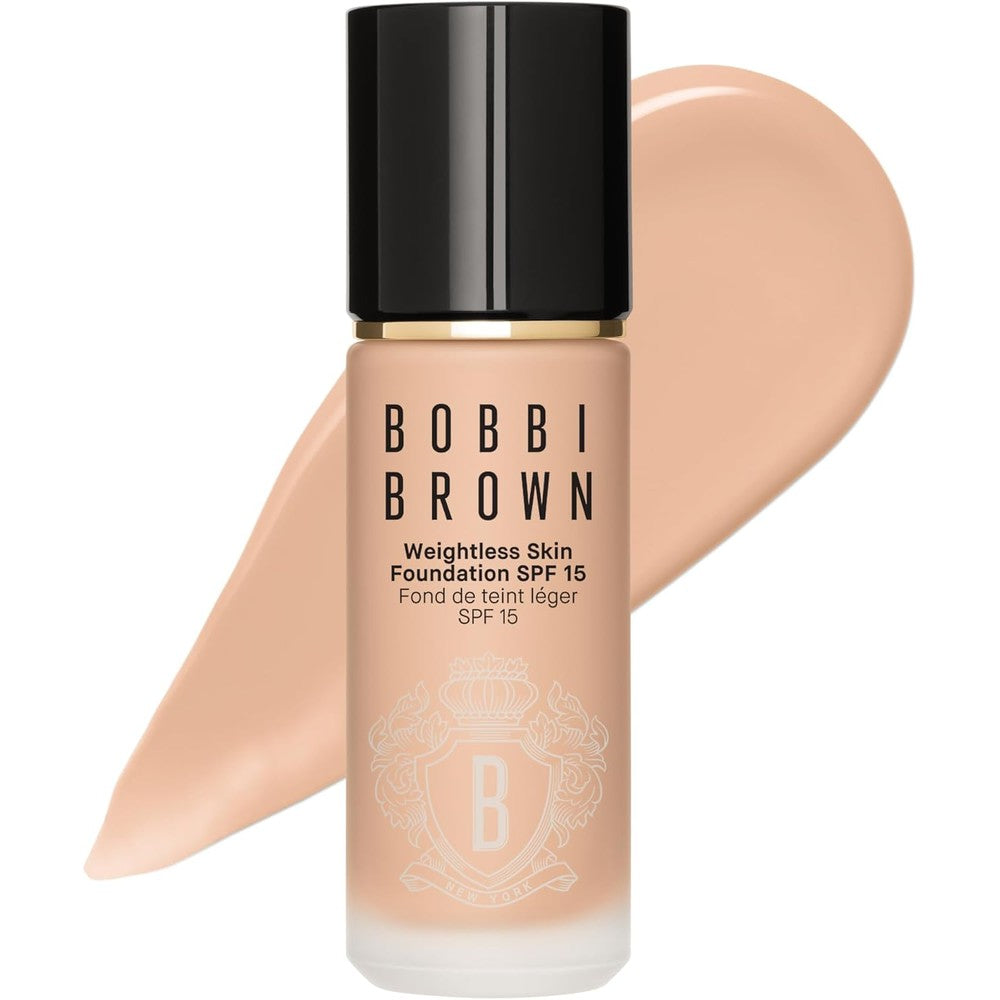 Bobbi Brown Weightless Skin Foundation SPF 15 Oil Controlling 24 Hour Hydration Medium Coverage Natural Matte Finish Cool Beige 1 Fluid Ounce