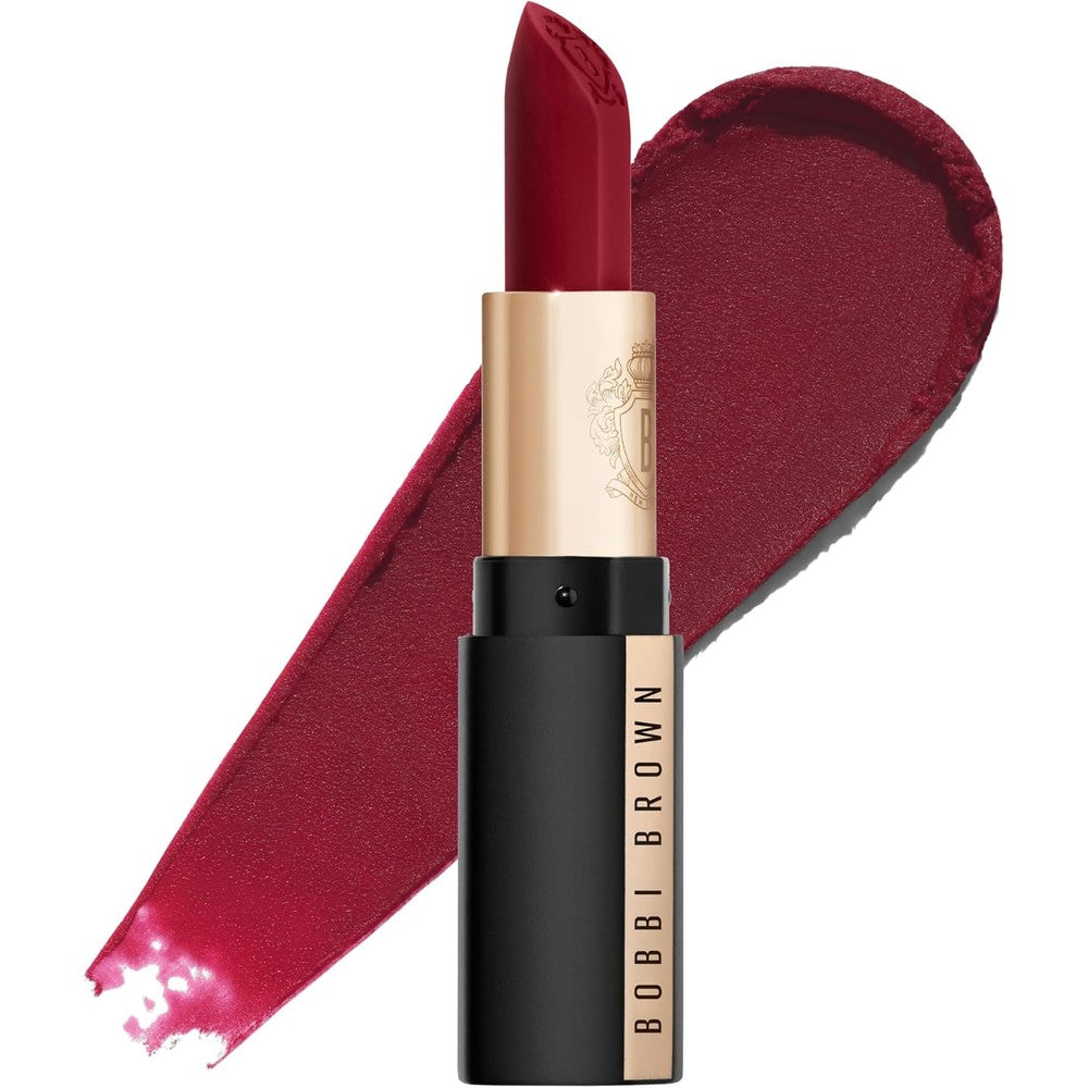 Bobbi Brown Luxe Cashmere Matte Lipstick Non-Drying Hydrating Ultra-Matte Finish With Yellow Flower Complex 0.12 Ounce