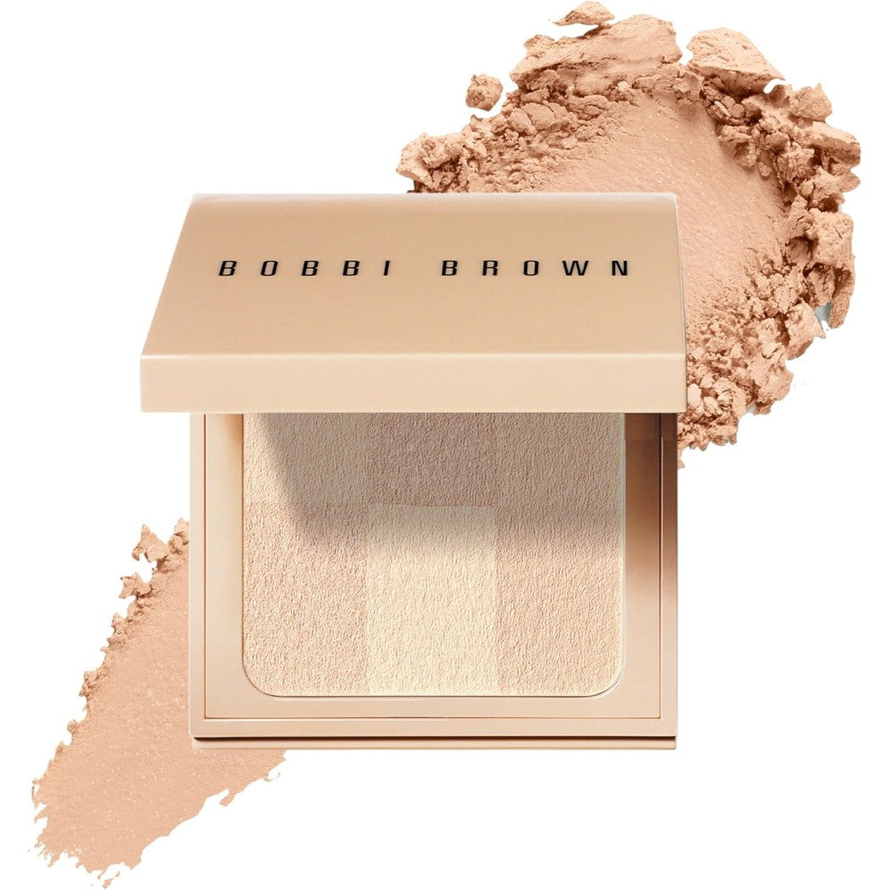 Bobbi Brown Nude Finish Illuminating Powder Translucent Glow Boosting Pressed Setting Powder Bare 6.6 Grams