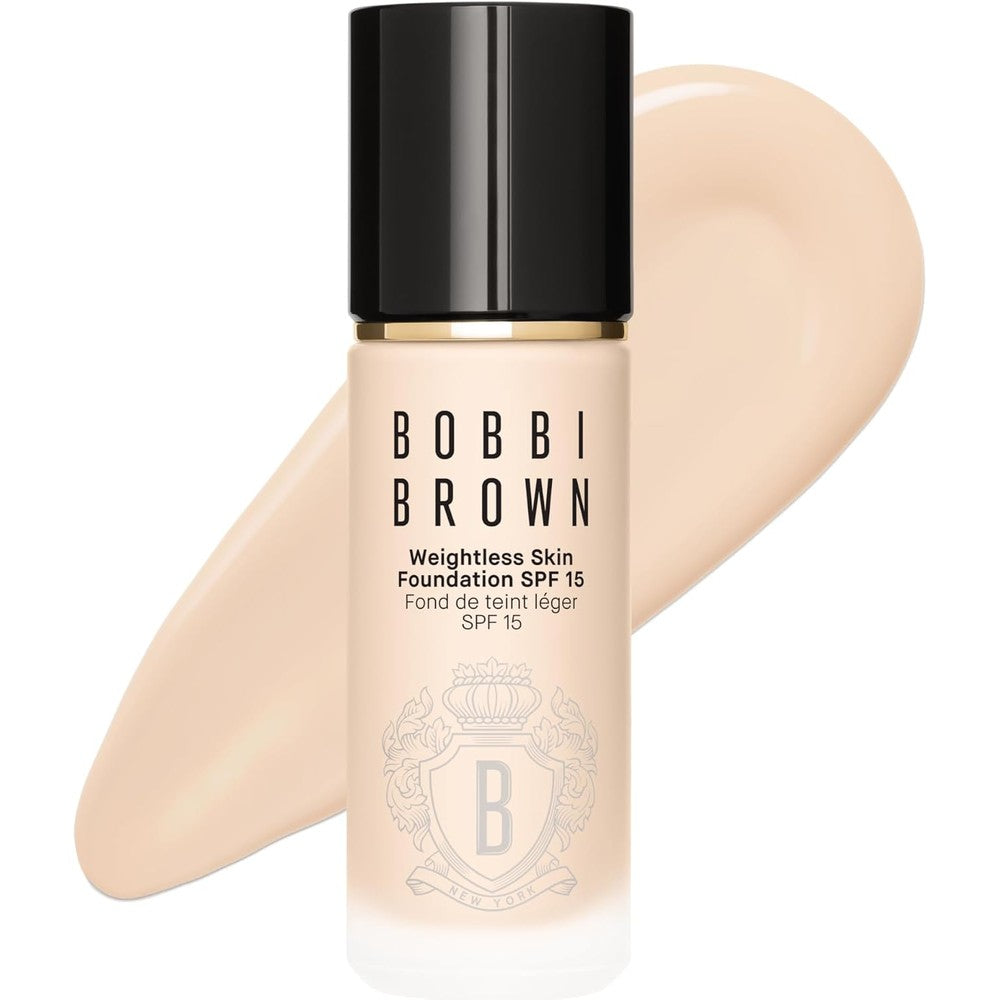 Bobbi Brown Weightless Skin Foundation SPF 15 Oil Controlling Liquid Foundation With 24 Hour Hydration Natural Matte Finish 30 Milliliter