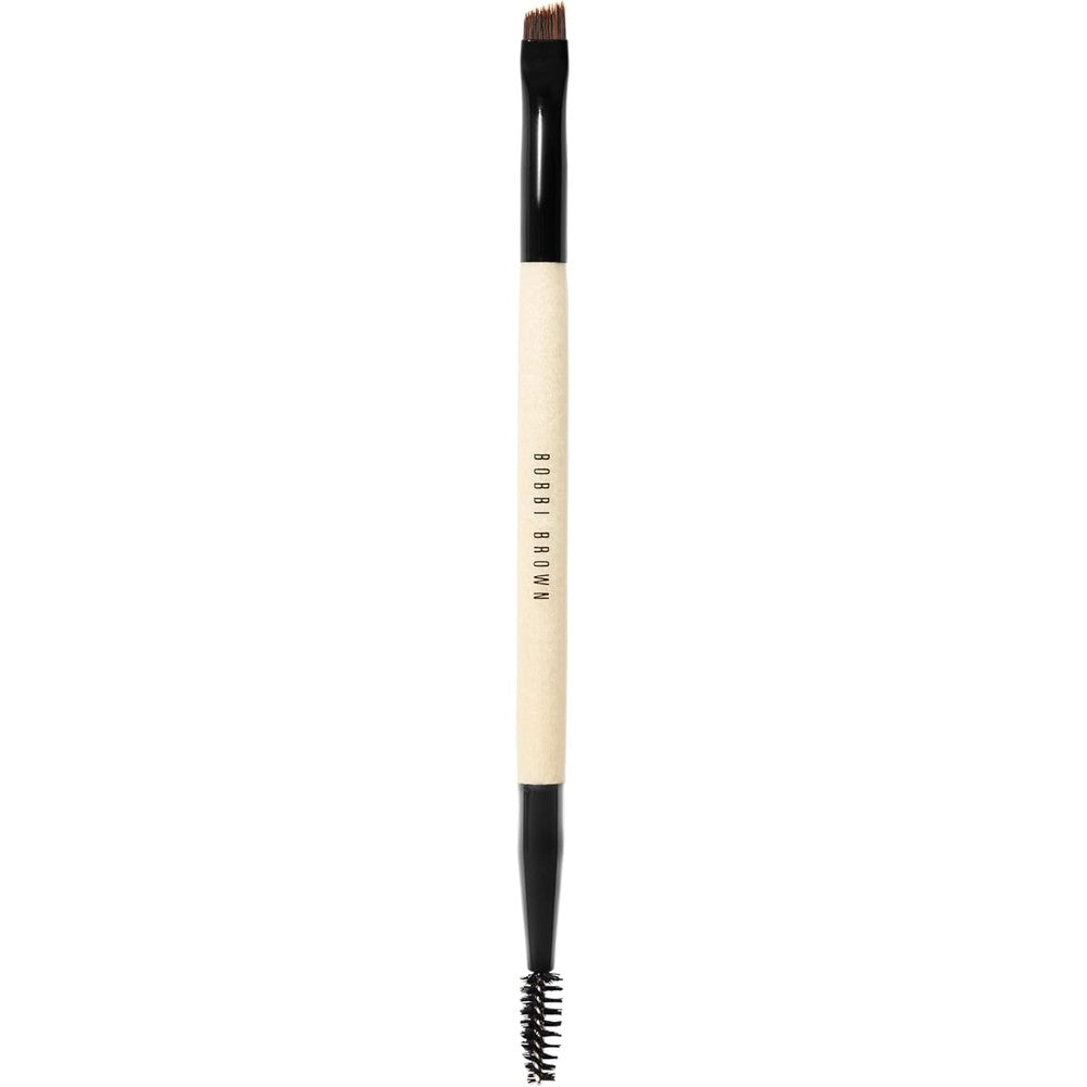 Bobbi Brown Dual-Ended Eyebrow Definer And Groomer Brush All In One Eyebrow Makeup Tool With Firm Angled Bristles And Spoolie Brush One Count
