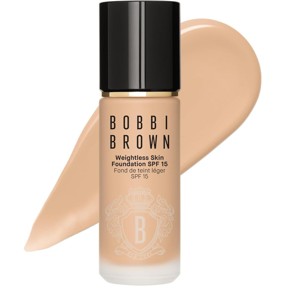 Bobbi Brown Skin Long Wear Weightless Foundation SPF 15 Natural Matte Finish Medium Coverage Liquid Foundation For All Skin Types 30 Milliliters
