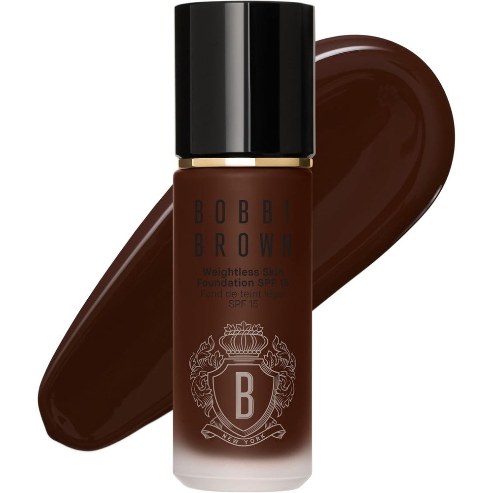 Bobbi Brown Weightless Skin Foundation SPF 15 front view bottle with pump