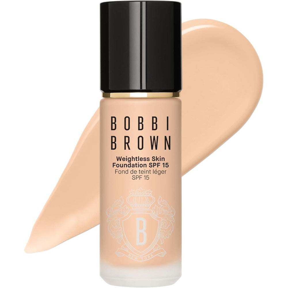 Bobbi Brown Weightless Skin Foundation SPF 15 Oil Controlling Liquid Foundation With 24 Hour Hydration Medium Coverage Natural Matte Finish 30ml