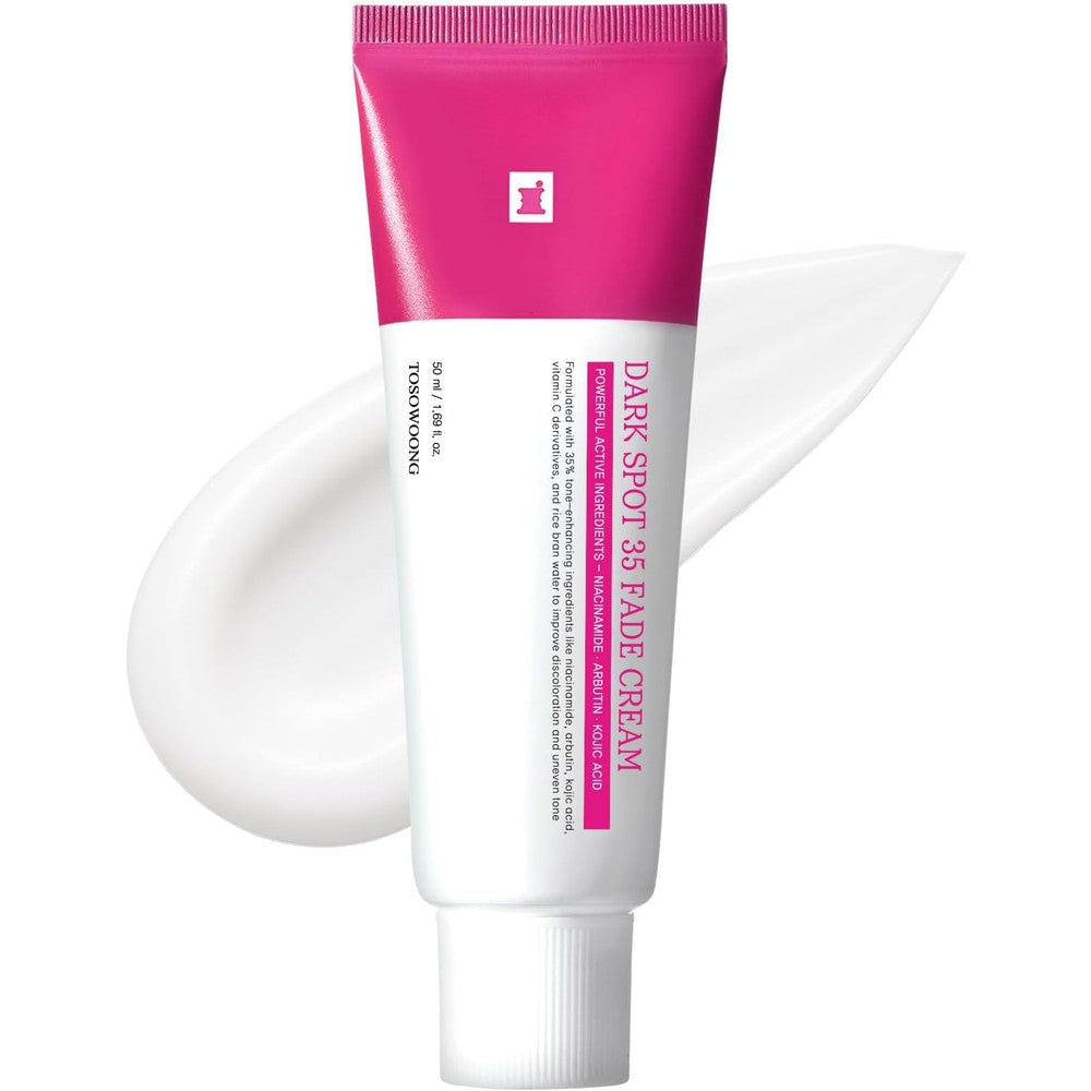TOSOWOONG Dark Spot 35 Fade Cream For Hyperpigmentation And Discoloration With Arbutin Kojic Acid Niacinamide 50 Milliliters