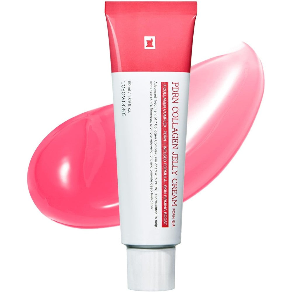 Tosowoong PDRN Collagen Jelly Cream For Glass Skin Glow And Firming Fifty Milliliters One Point Sixty Nine Fluid Ounces