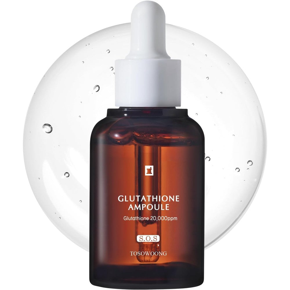 Tosowoong Glutathione Brightening Serum With Niacinamide And Hyaluronic Acid For Dark Spots And Skin Elasticity 30ml 1.01 Fluid Ounce