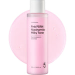 Tosowoong Pink PDRN Niacinamide Milky Toner For Dark Spot Care And Glass Glow Skin Korean Skincare 150 Milliliters 5.07 Fluid Ounces