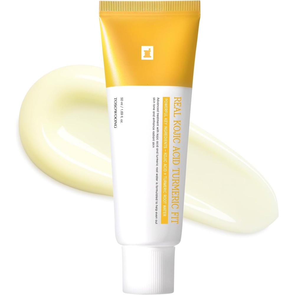 Tosowoong Real Kojic Acid Turmeric Fit Dark Spot Wrapping Mask Vitamin C Glutathione Peel Off Facial Mask For Even Tone And Glass Skin 50 Milliliters