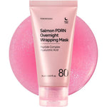 TOSOWOONG Salmon DNA PDRN Overnight Wrapping Mask For Glass Skin With Caffeine Collagen And Peptide 75 Milliliters 2.53 Fluid Ounces