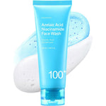 TOSOWOONG Azelaic Acid Niacinamide Face Wash Mochi Whip Cleanser With Capsules For Acne Prone Skin 100 Milliliters