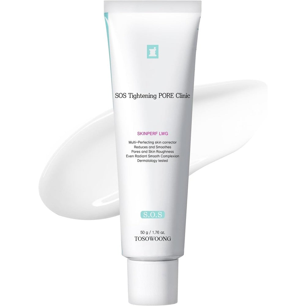 TOSOWOONG Pore Refiner Cream Pore Minimizer Face Moisturizer For Oily Skin With Glycolic Acid And Lactic Acid 50 Grams 1.76 Ounce