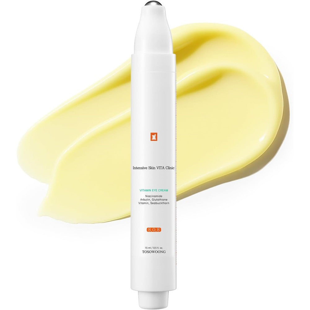 Tosowoong Vita Clinic Vitamin Eye Cream With 5% Arbutin And 2% Niacinamide For Dark Circles And Fine Lines 15 Milliliters
