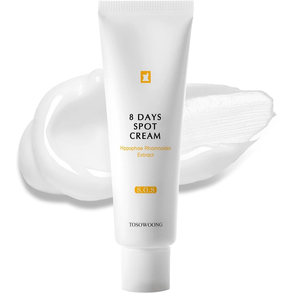 TOSOWOONG 8 Days Spot Cream Advanced Dark Spot Corrector and Hyperpigmentation Formula with Niacinamide for All Skin Types 50 Grams