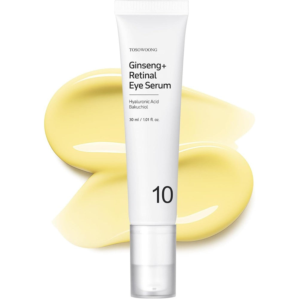 TOSOWOONG Ginseng Plus Retinal Eye Serum For Dark Circles And Fine Lines 30ml 1.01 Fluid Ounce