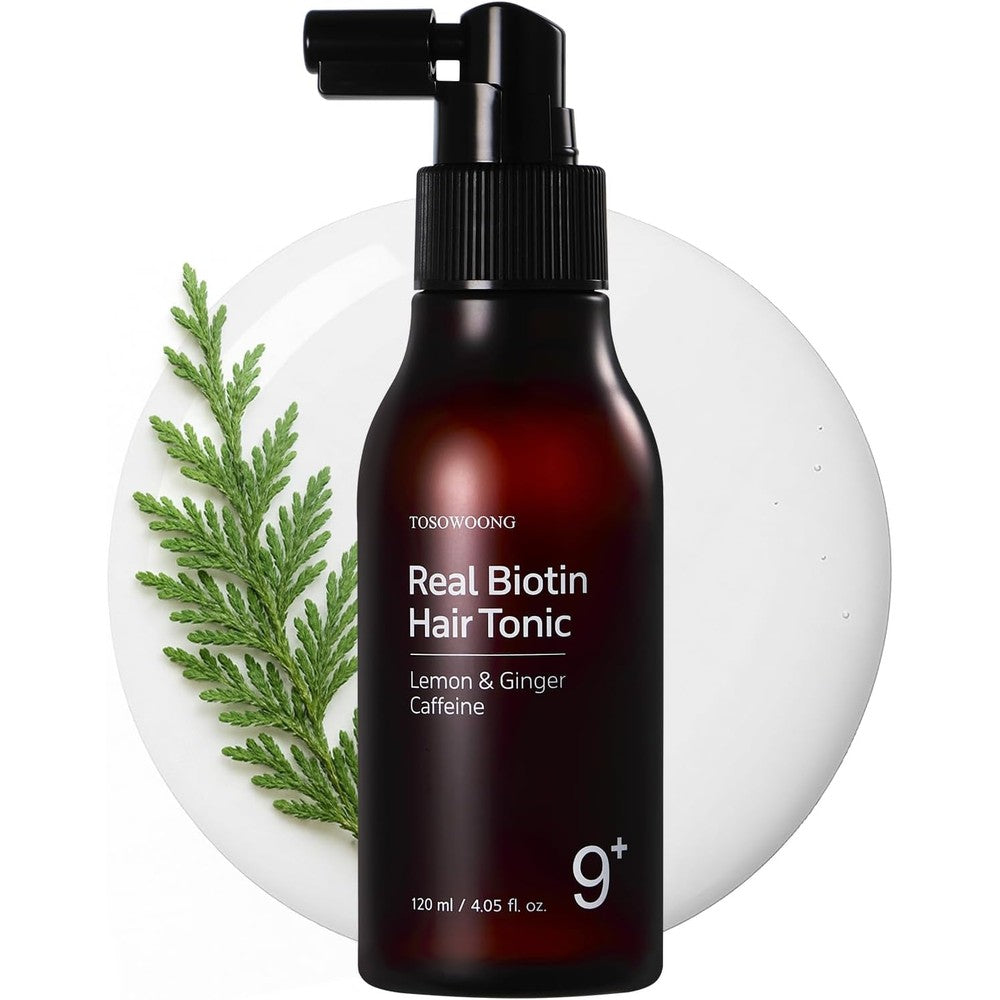 Tosowoong Real Biotin Scalp Tonic For Hair Loss And Thinning Growth Treatment Spray 120 Milliliters