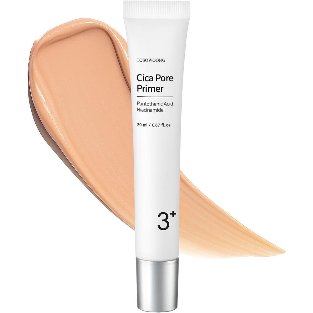 Tosowoong Cica Pore Primer Matte Finish Blurring Face Primer For Oily Skin 20ml / 0.67 Fluid Ounce