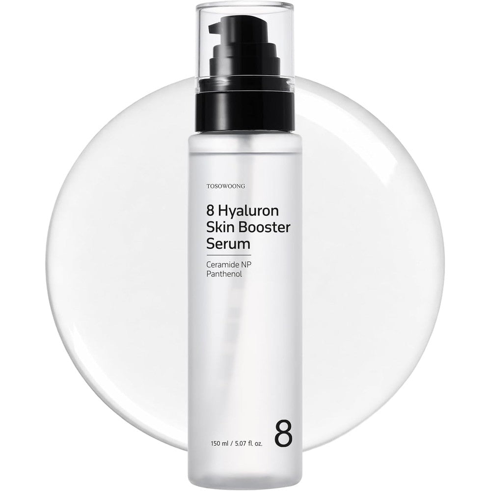 Tosowoong 8 Hyaluron Skin Booster Serum For Face With Niacinamide And Panthenol Hydration Boosting Facial Essence For Glass Skin 5.07 Fluid Ounce