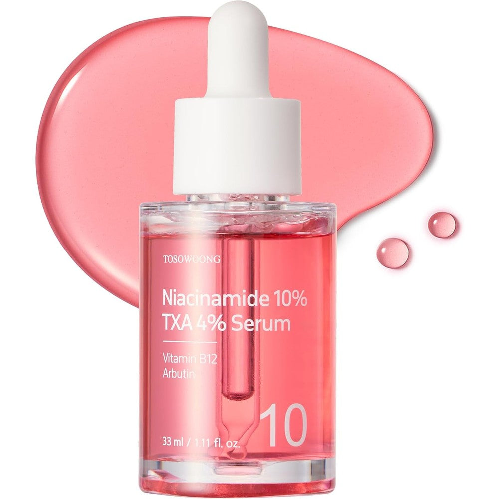 Tosowoong Niacinamide 10 Percent And Tranexamic Acid 4 Percent Serum With Arbutin 2 Percent Hyaluronic Acid For Radiant Glass Skin 1.11 Fluid Ounce