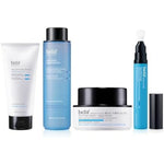 Belif Aqua Bomb Hydrating Prep Full Routine Set With Cleanser Toner Moisturizer And Eye Gel For Korean Glass Skin Hydration And Plumpness