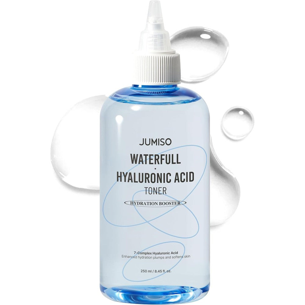 Jumiso Waterfull Hyaluronic Acid Toner 250 Milliliters | Deeply Hydrating Vegan Facial Toner For All Skin Types