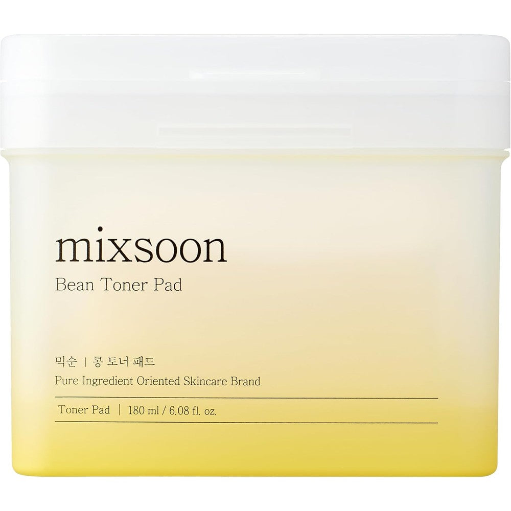 Mixsoon Bean Toner Pad Korean Moisturizing And Firming Toner Pads With Fermented Soybean Extract For Skin Texture Smoothing 70 Sheets